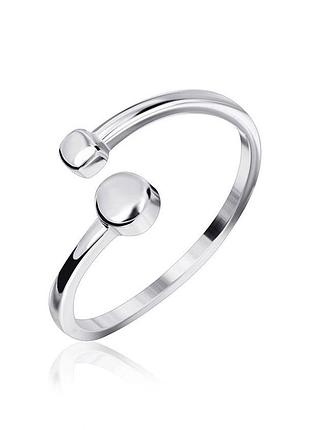 Серебряное кольцо, размер 18,5, вес: 1.7 г