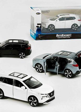 Машина tk union group nissan x-trail металлопластик 1:32 звук/свет/инерция выдается только микс товара (3 цв)