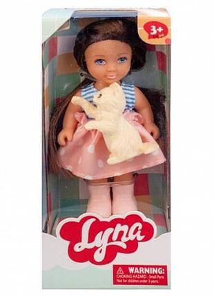 Игровой набор "кукла адель с любимцем" (4618), брюнетка