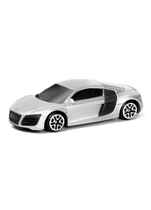 Машинка "audi r8 v10 2011", масштаб 1:64 (344996s), срібляста