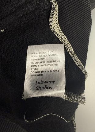 Худі labwear studios acid wash oversize кофта l 7