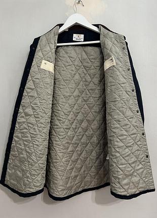 Куртка чоловіча barbour стьобана темно-синя 4