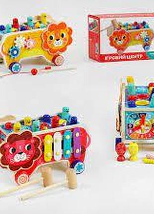 Гр ігровий центр 55202 (24) "4fun game wood club", 2 види, у коробці