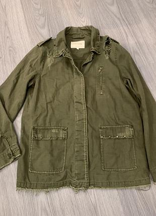 Джинсовая куртка удлиненная river island