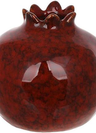 Ваза фарфоровая "pomegranate" ø9х8см, бордовый гранат