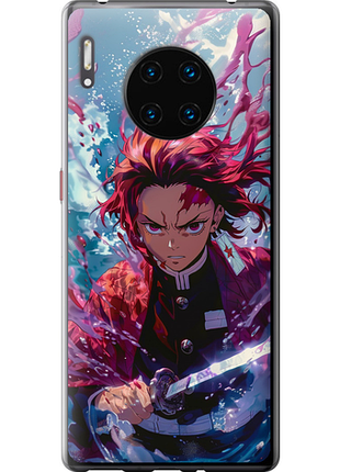 Чехол на huawei mate 30 pro танджиро камадо: клинок рассекающий демонов из силикона fch_0175810