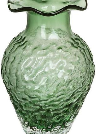 Ваза стеклянная "forest emerald" ø13.5х26.5см, зеленая