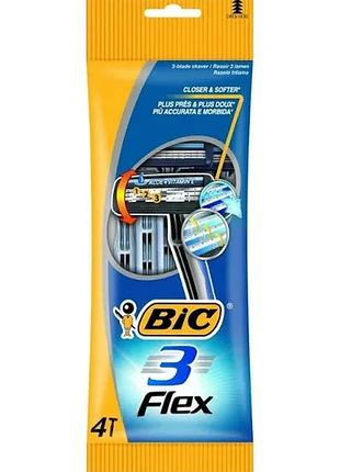 Станок bic flex 3 4шт