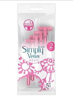 Станок одноразовий gillette simply venus basic