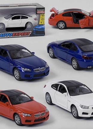 Машинка 74823 (72/2) "auto expert", 3 цвета, свет, звук, инерция, открываются двери, в коробке