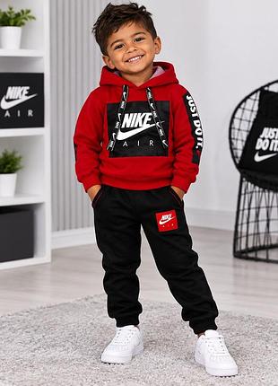 Костюм для мальчика "nike" найк (рост 86-92, 92-98, примерно 1,5-2, 2-3 года), новый, чёрный