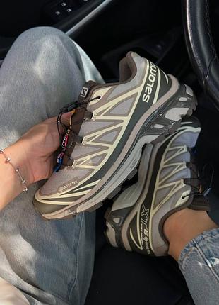 Кросівки унісекс salomon xt-6 gore-tex сірі