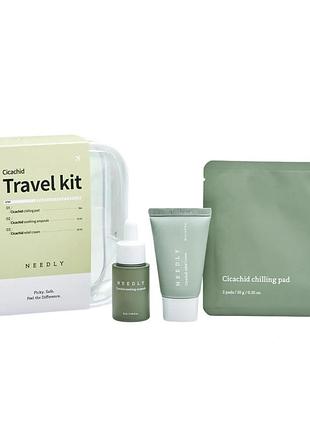 Дорожній набір мініатюр з центелою needly cicachid travel kit