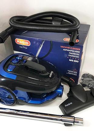 Пылесос без мешка magio mg-893 900 вт, ручной пылесос без мешка, циклонный контейнерный пылесос