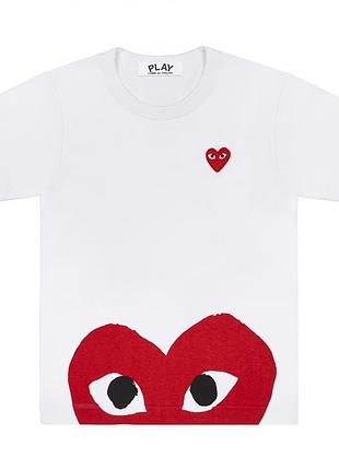 Футболка с принтом comme des garcon xs