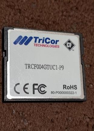 Карта памяти 4 гб tricor industrial 60.7/69.1 compactflash cf compact flash 2