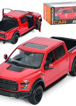 Джип ap-1947 (8шт) автосвіт, 1:27,2017 ford f150 raptor,метал, 22см, відкриваються двері, гумові кол