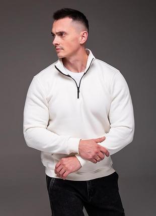 Чоловіча біла кофта на флісі "legend"м