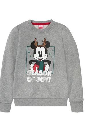 Детский свитшот с начесом disney для мальчика, 122/128 см
