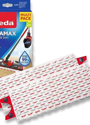 Сменные насадки 2шт. комплект для швабри vileda ultramax turbo 36 см 16772