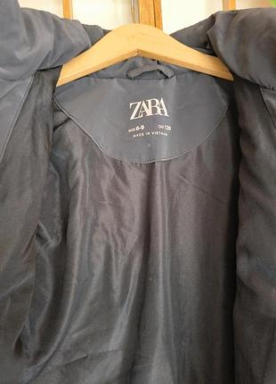 Куртка для дівчинки zara стьобана синя 3