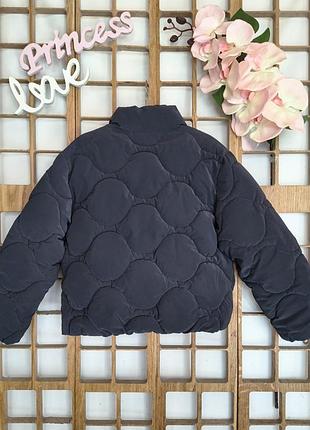 Куртка для дівчинки zara стьобана синя 4