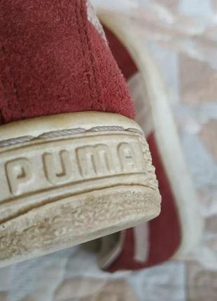 Кроссовки натуральные от puma, унисекс 9