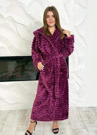 Халат женский длинный теплый махровый шарпей норка р.m,l,xl,2xl,3xl халат женский длинный теплый с капюшоном 2xl