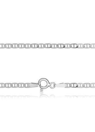 Серебряная цепочка, гуччи марина (барли) (810р), размер 55 см x 0,25 см, вес: 5.0 г