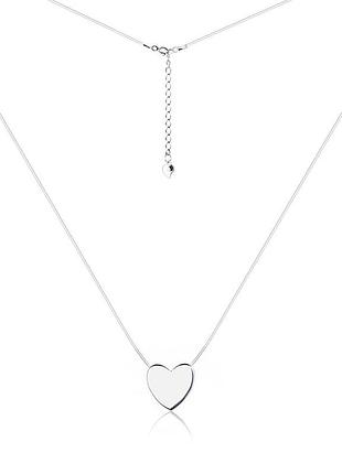 Серебряное колье мононить, размер 36 см x 0,05 см, вес: 1.1 г