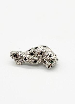 Срібний підвіс в стилі "cartier" зі вставкою фіаніт/емаль