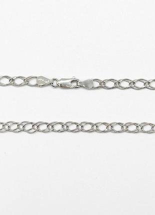 Серебряная цепочка, размер 50 см x 0,8 см, вес: 7.8 г