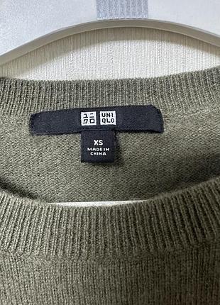 Uniqlo свитер джемпер кашемир 3