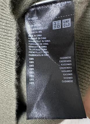 Uniqlo свитер джемпер кашемир 4