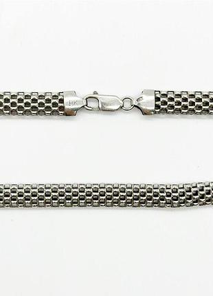 Серебряная цепочка, размер 45 см x 0,6 см, вес: 17.8 г
