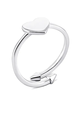 Серебряное кольцо, размер 15,0, вес: 1.5 г