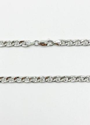 Серебряная цепочка, гуччи марина (барли) (810р), размер 60 см x 0,5 см, вес: 11.9 г