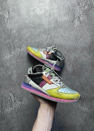 Vintage винтажные кроссовки dolce & gabbana d&g patchwork multi-color дольче габбана size 37.5 размер 37.5