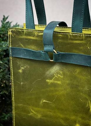 Сумка shopper wb_043_lime_emerald 2