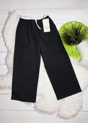 Стильные широкие брюки палаццо zara