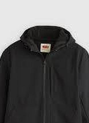 Куртка levi's salida soft shell hoodie — jet black