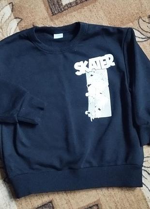 Світшот чоловічий skater чорний
