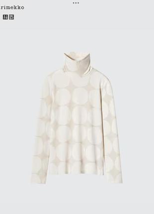 Uniqlo marimekko термогольф водолазка
