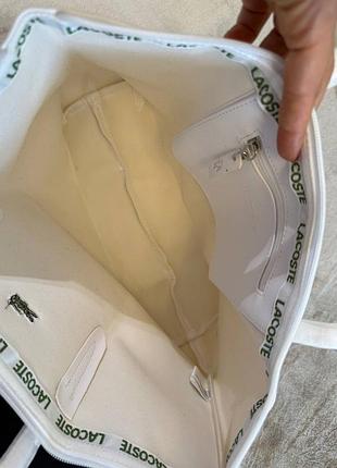 Сумка шоппер lacoste/тоут/ шоппер лакоста 9