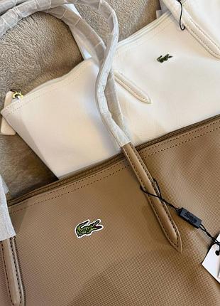 Сумка шоппер lacoste/тоут/ шоппер лакоста 10