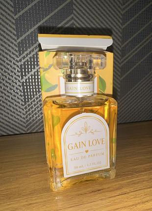 Gain love золотий флакон