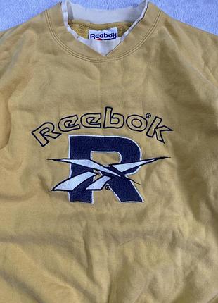 Вінтажний світшот reebok розмір с 3
