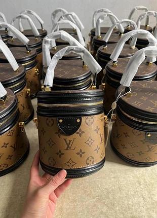 Сумка жіноча louis vuitton коричнева з монограмою 19x15 см