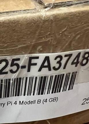 Микрокомпьютер raspberry pi 4 model b (4gb) оригинальная плата