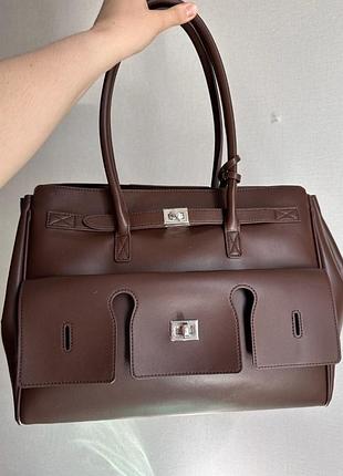 Сумка жіноча balenciaga коричнева